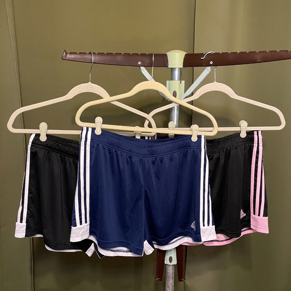 ADIDAS Tastigo Aeroready 3 Pack Women's Athletic Shorts sz Large